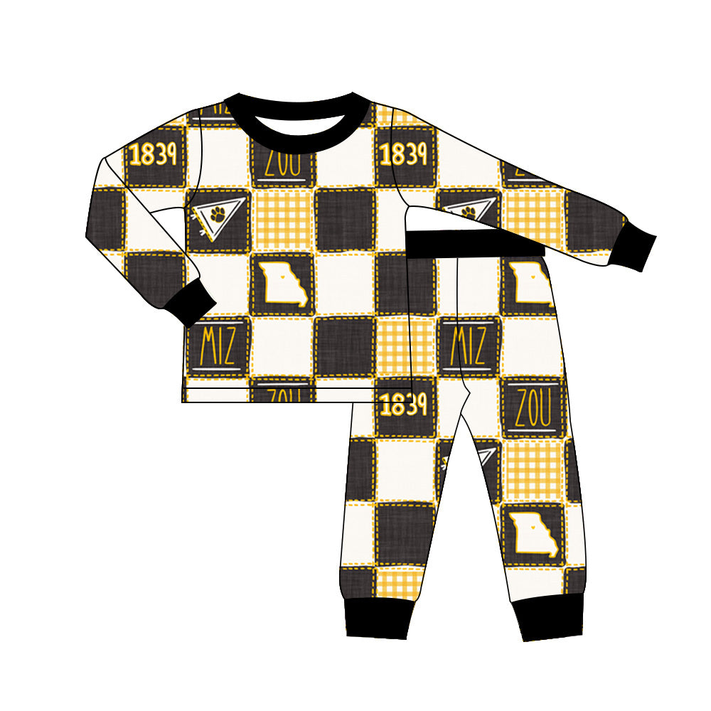 Missouri Quilted College 2-Piece Bamboo Pajama