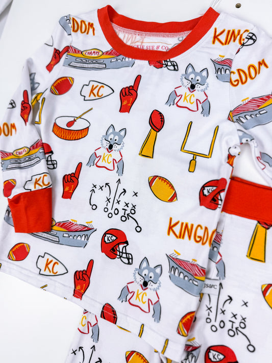 Kingdom Print 2-Piece Bamboo Pajama