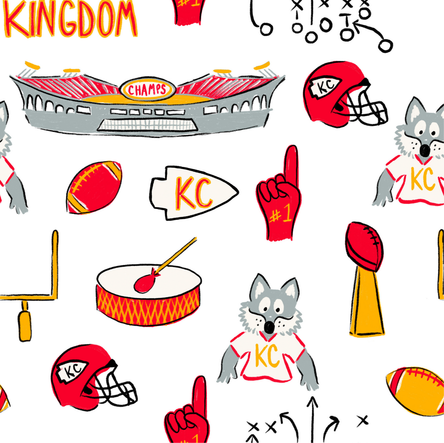 Kingdom Print 2-Piece Bamboo Pajama