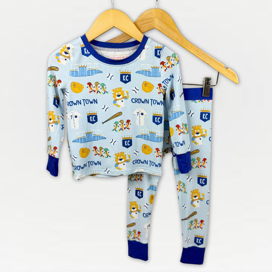 Unisex Crown Town Pajama Set – Bamboo | Exclusive KC Royals Inspired Print