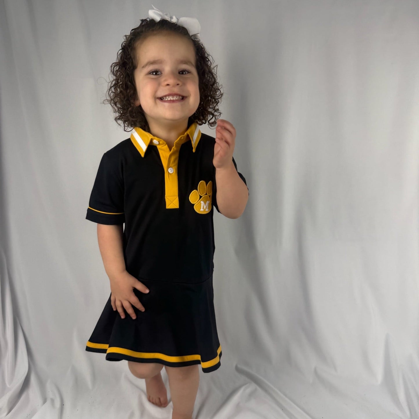 Mizzou Black & Gold Dress Set
