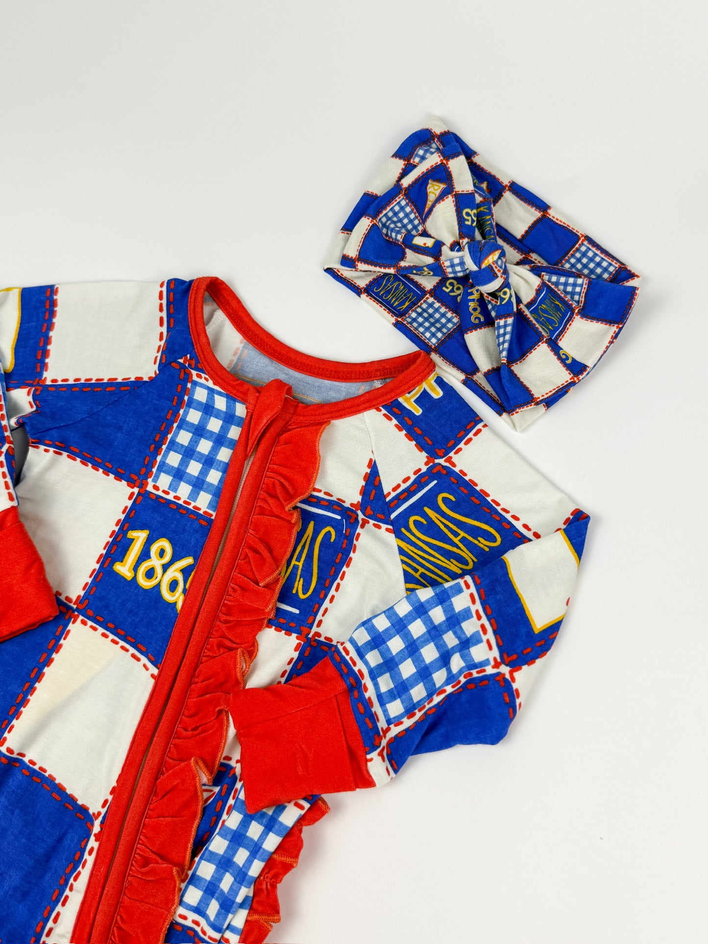 Kansas Baby Headband Bow