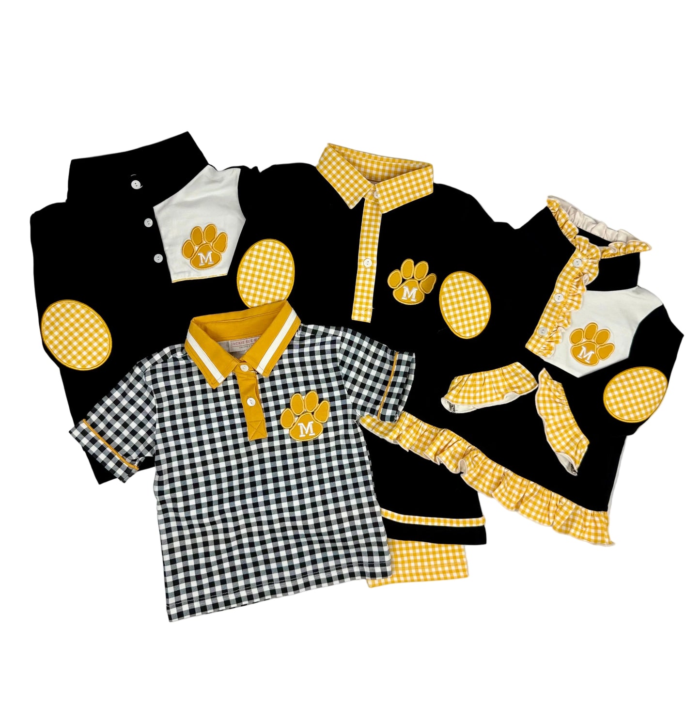 Mizzou Black & Gold Dress Set