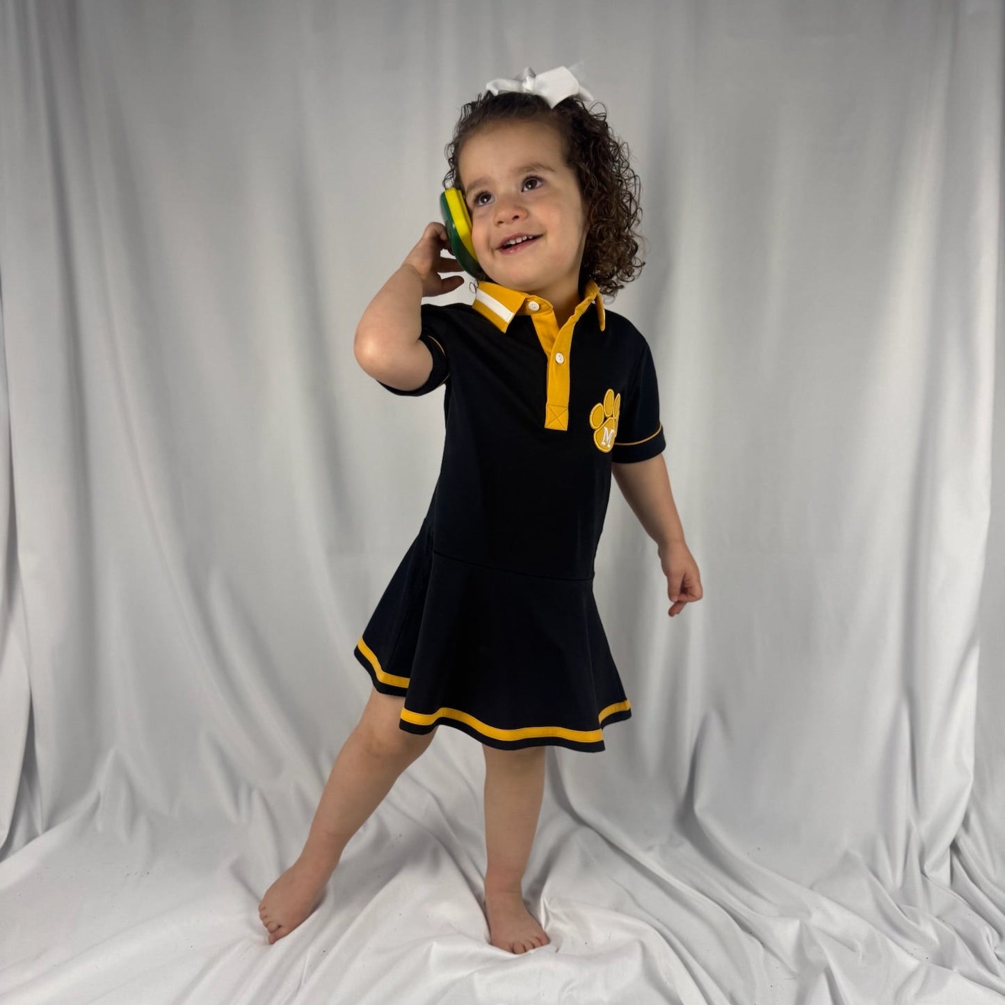 Mizzou Black & Gold Dress Set