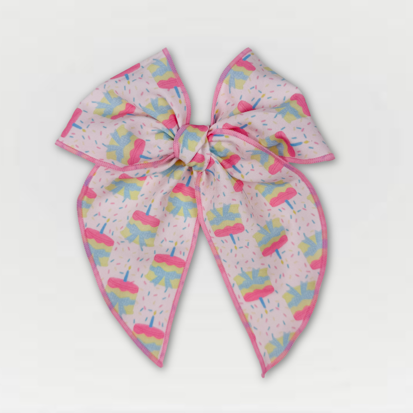 Exclusive Print Birthday Bow