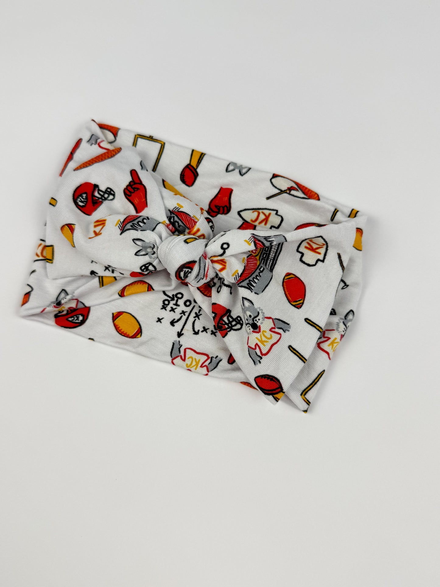Kingdom Print Baby Headband Bow