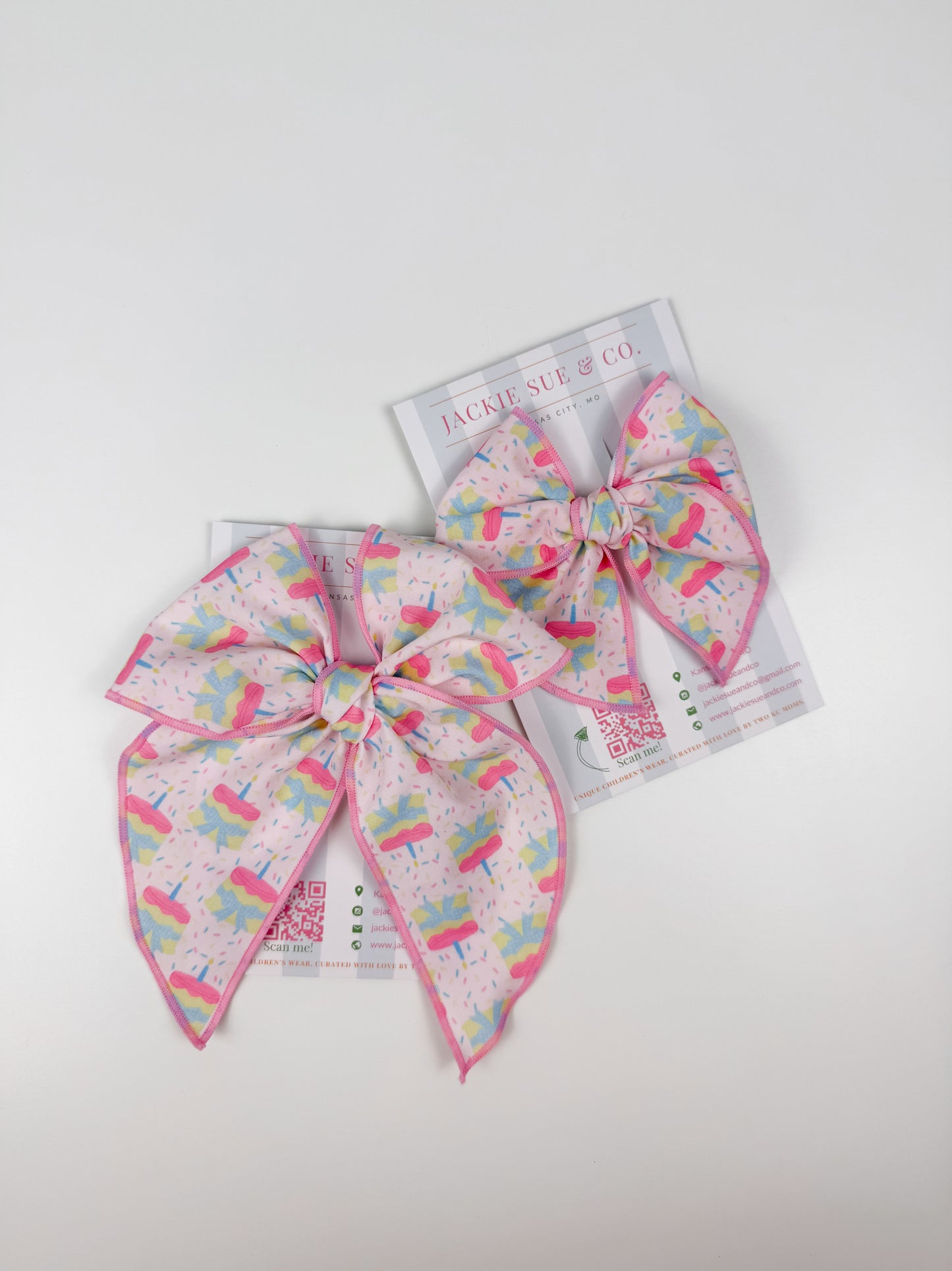 Exclusive Print Birthday Bow