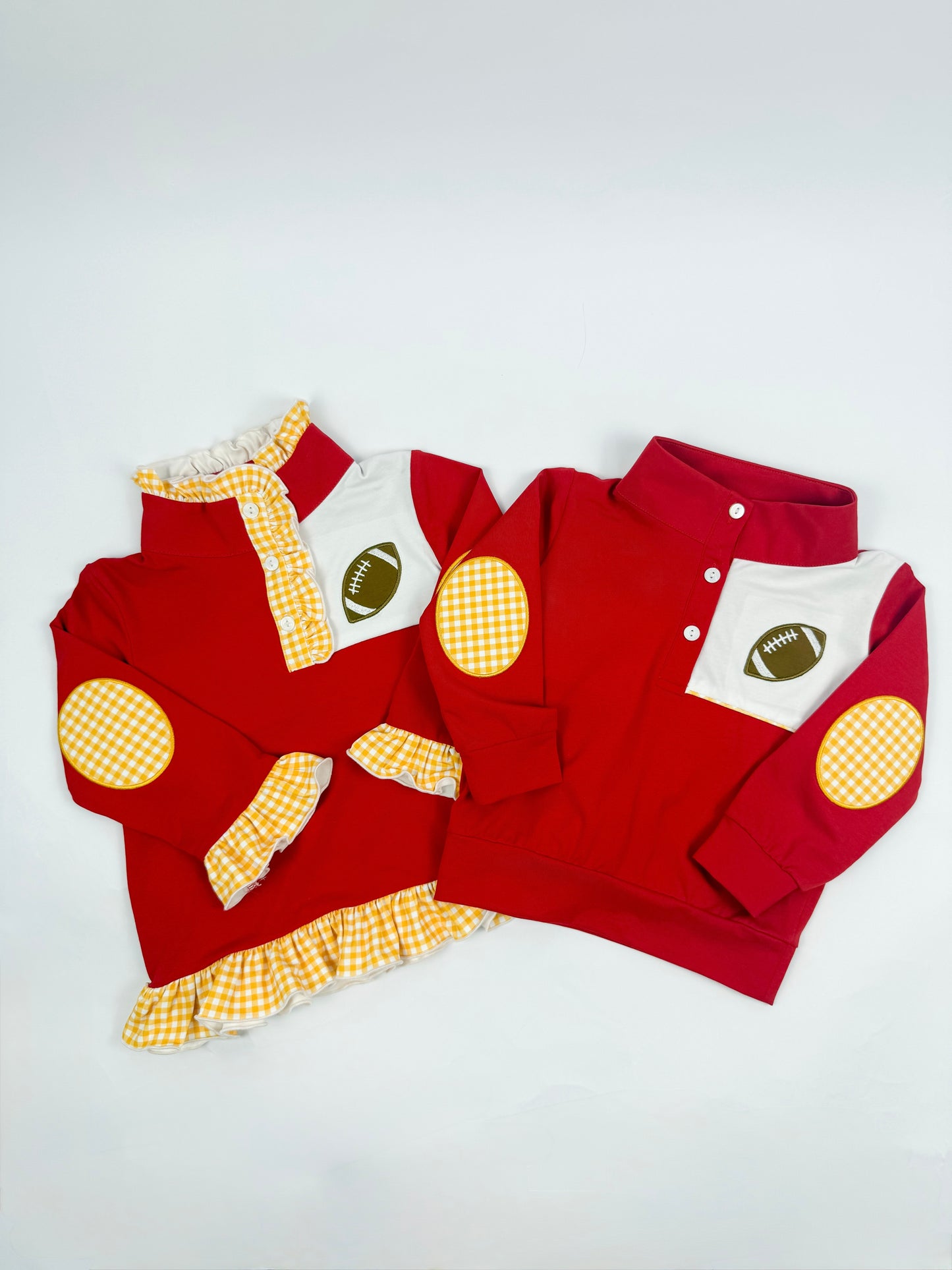 Embroidered Kansas City Ruffle Pullover