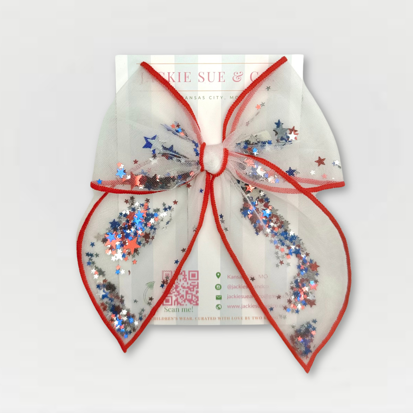 Patriotic Star Shaker Bow
