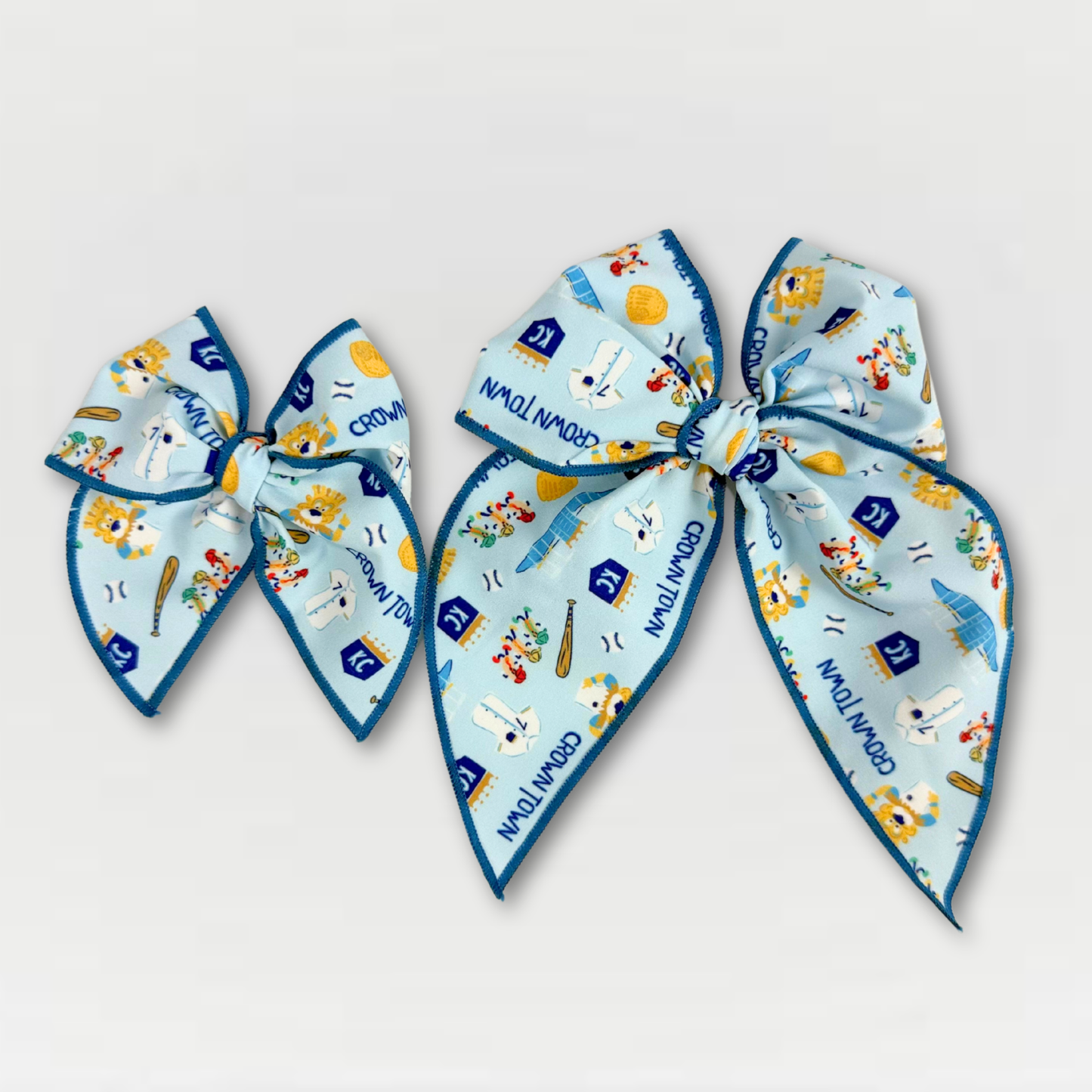 Exclusive Crown Town Kansas City Royals-Inspired Bow – Large & Small Sizes