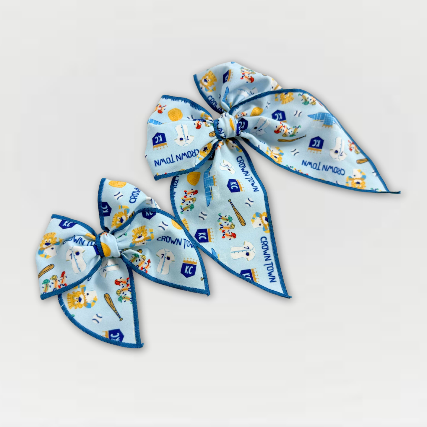Exclusive Crown Town Kansas City Royals-Inspired Bow – Large & Small Sizes
