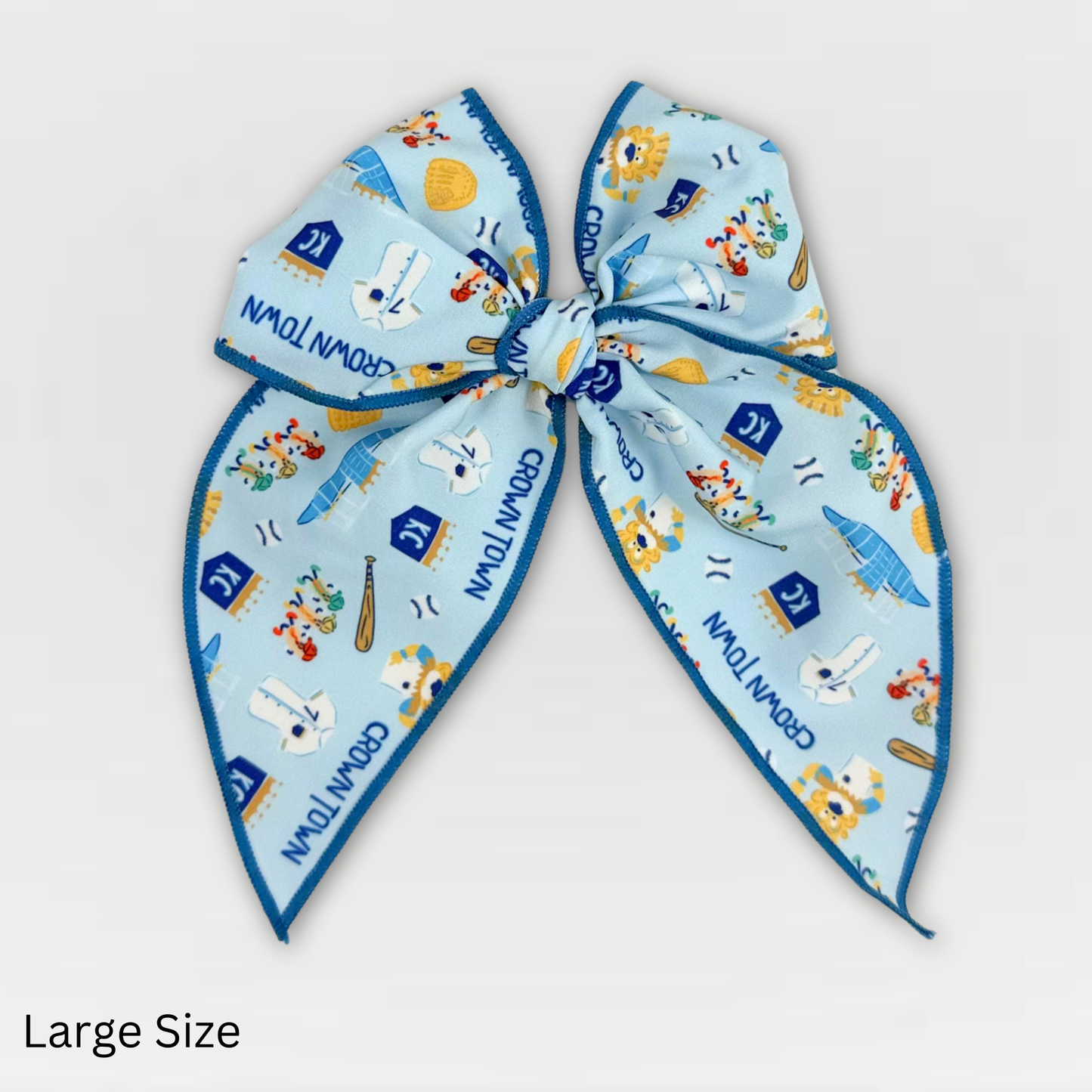 Exclusive Crown Town Kansas City Royals-Inspired Bow – Large & Small Sizes