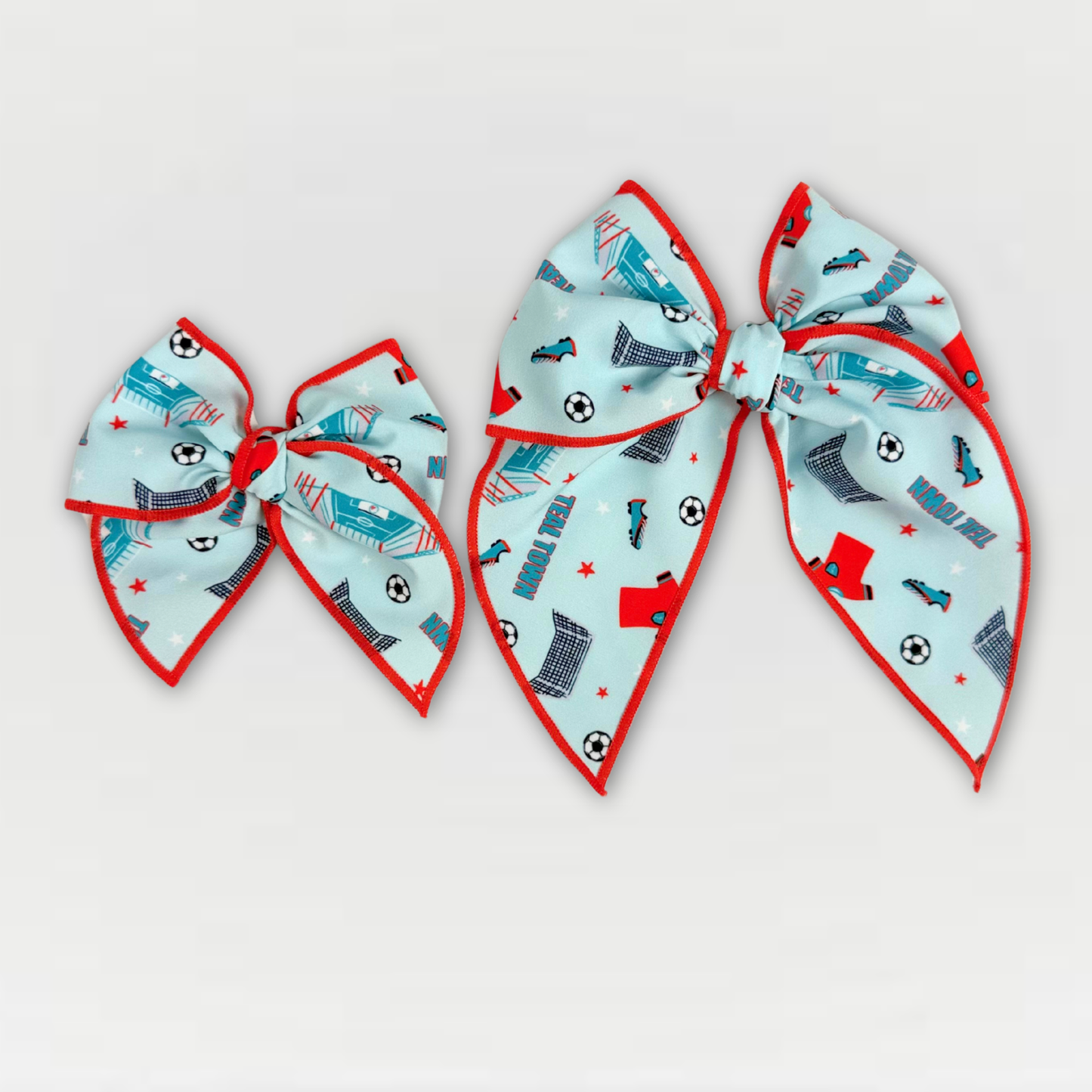Exclusive Teal Town Kansas City Current-Inspired Soccer Bow – Large & Small Sizes