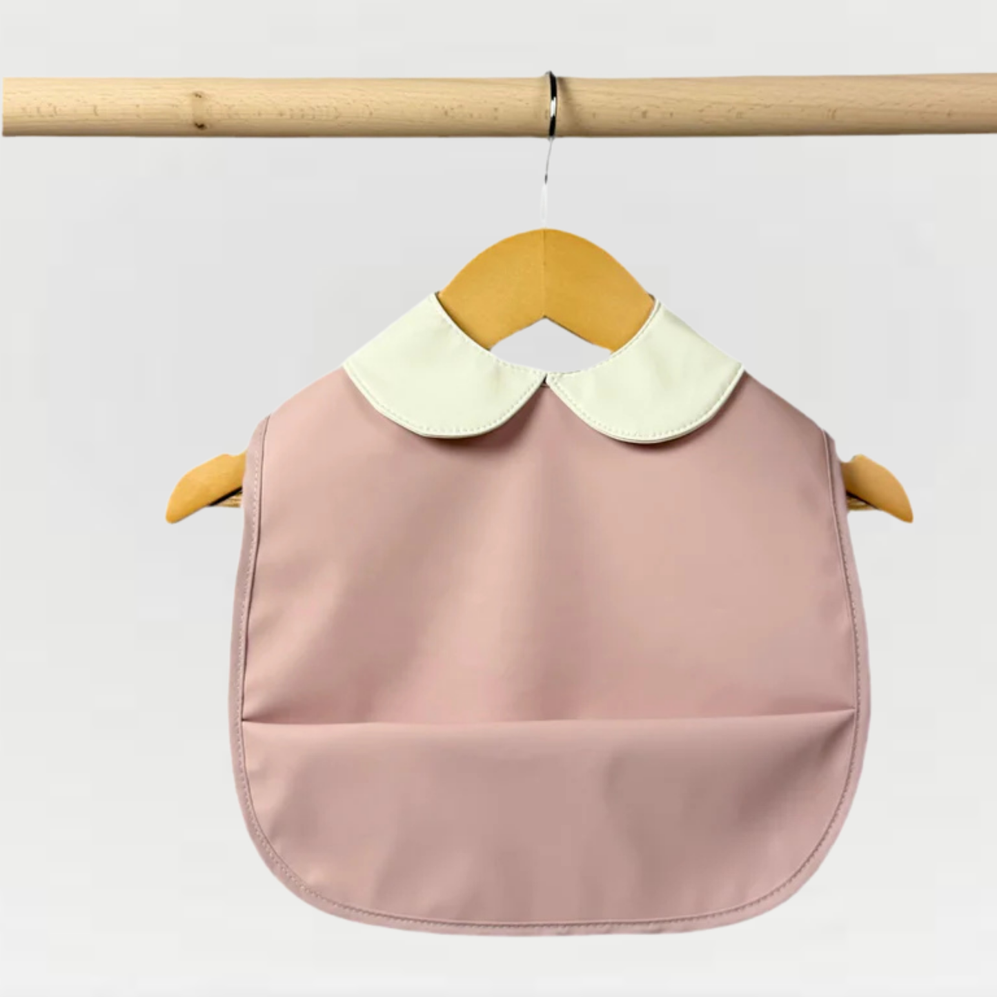 Peter Pan Collar Bib – Available in Pink and Pale Sage