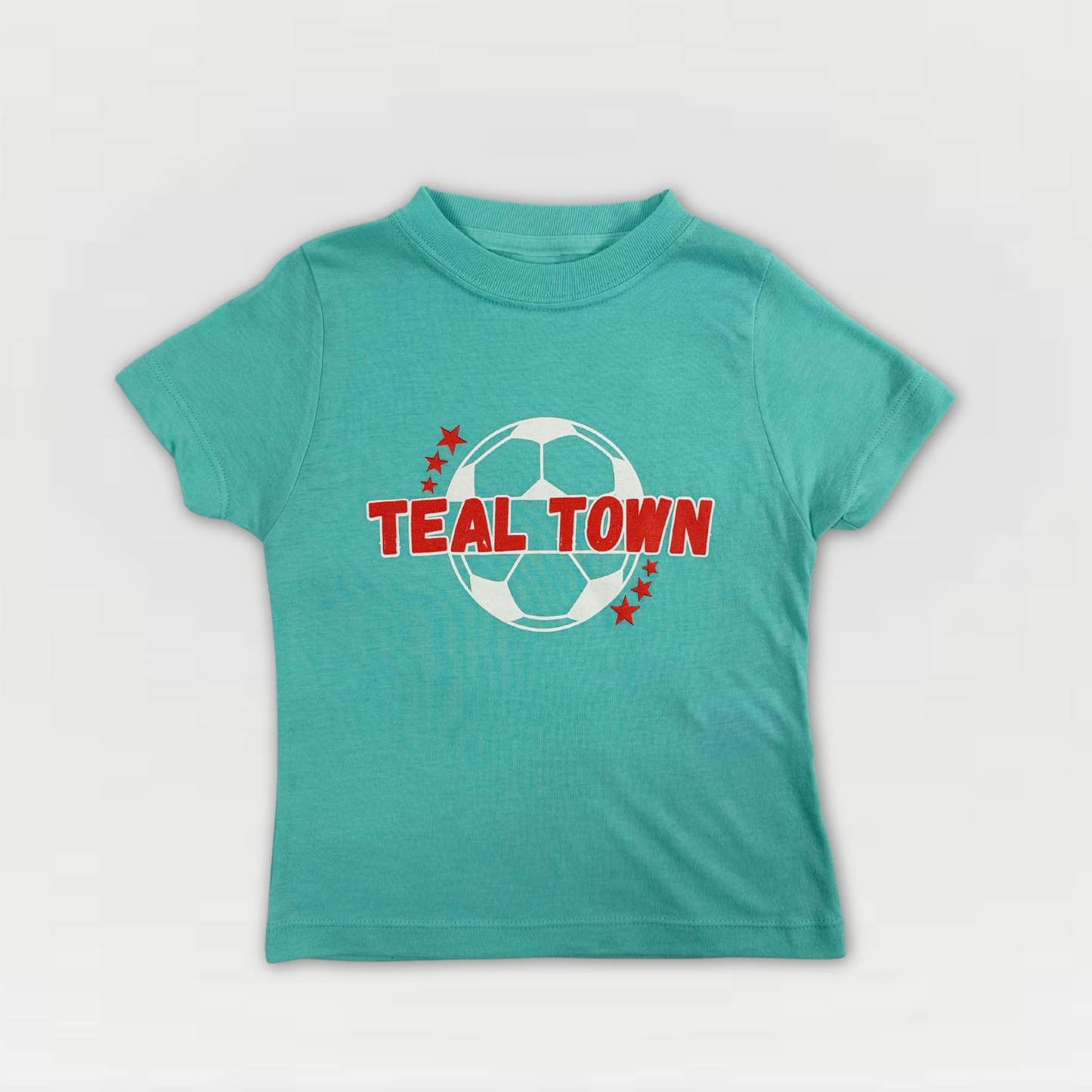 Unisex Teal Town Short Sleeved Tee