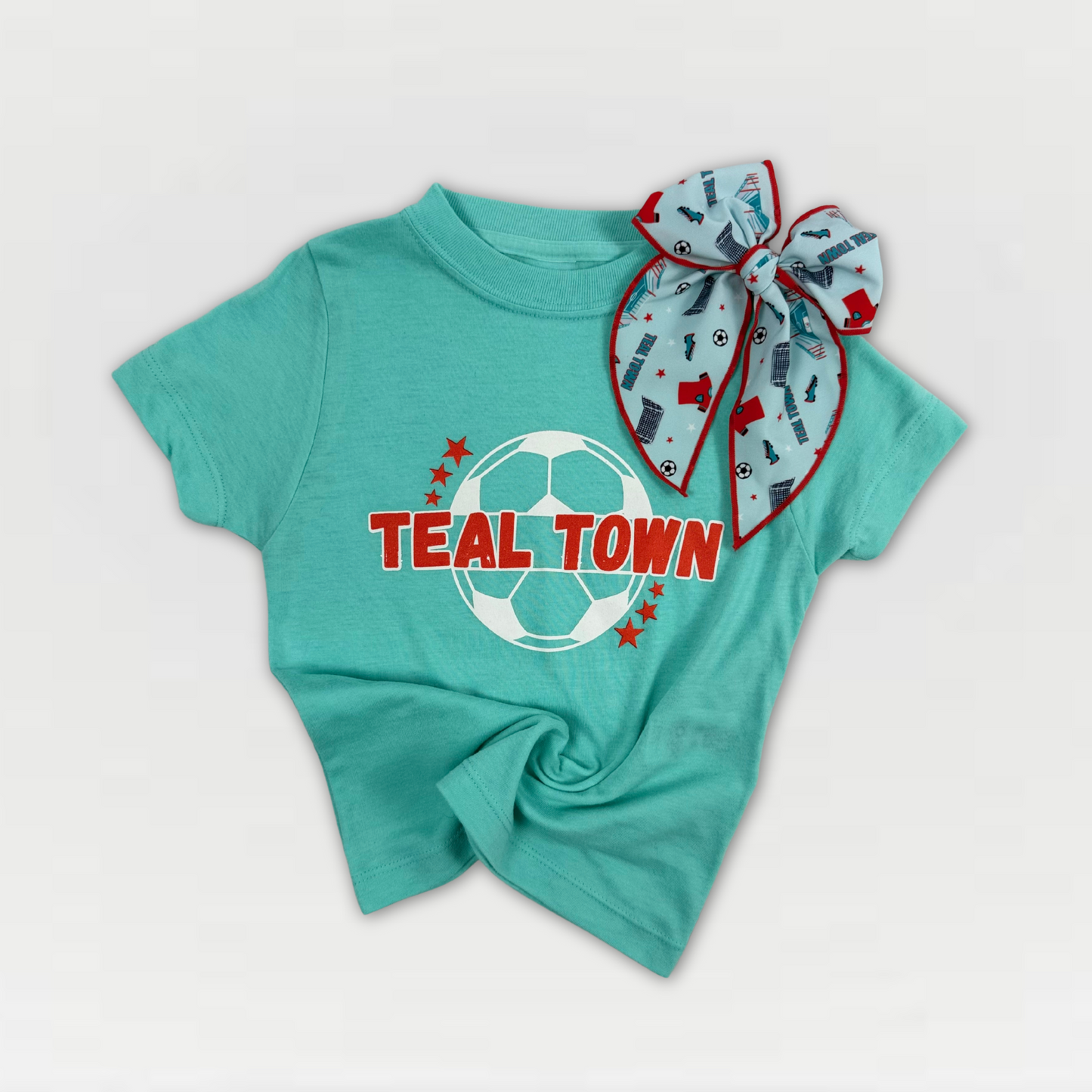 Unisex Teal Town Short Sleeved Tee