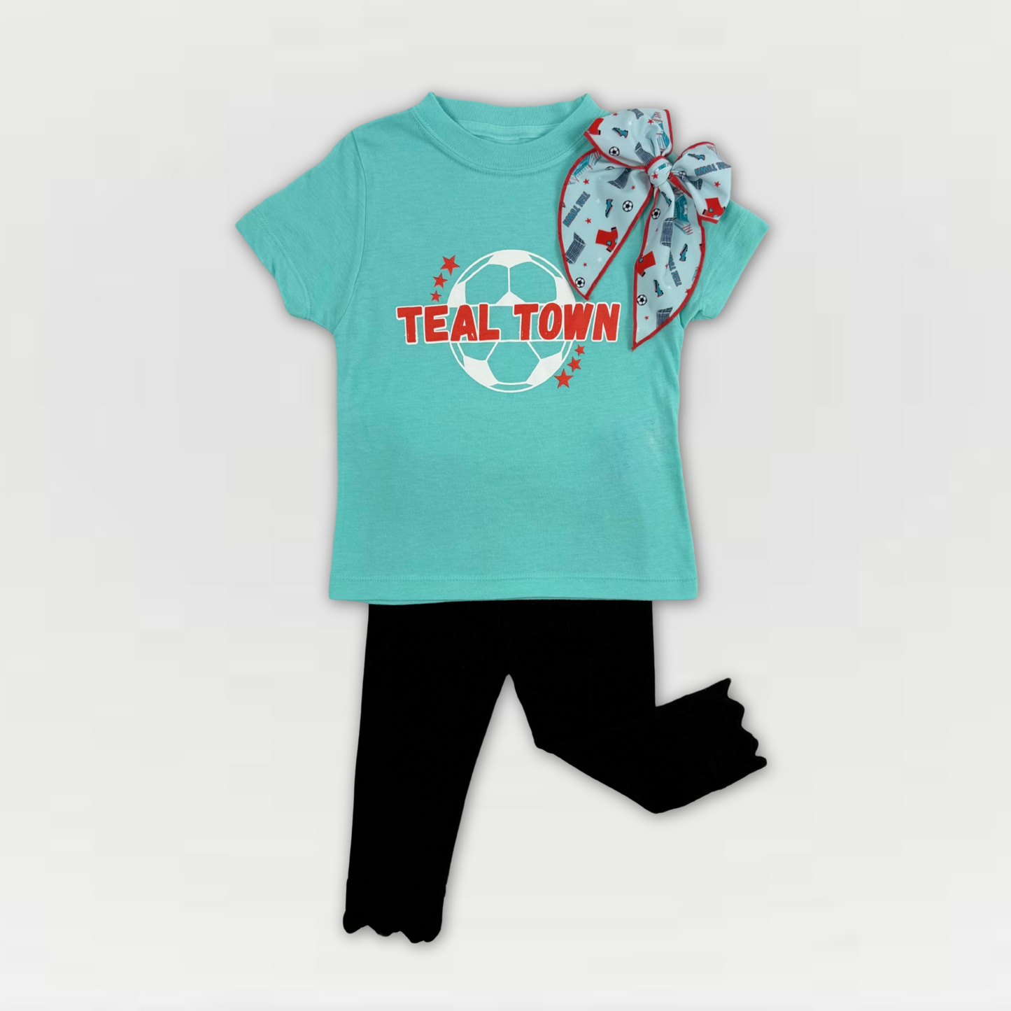 Unisex Teal Town Short Sleeved Tee