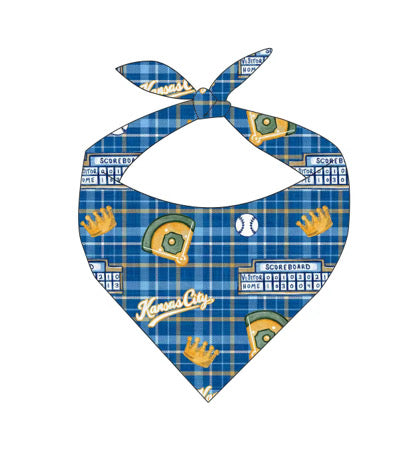 (Pre-Order) Heritage Plaid Baseball Dog Bandanna