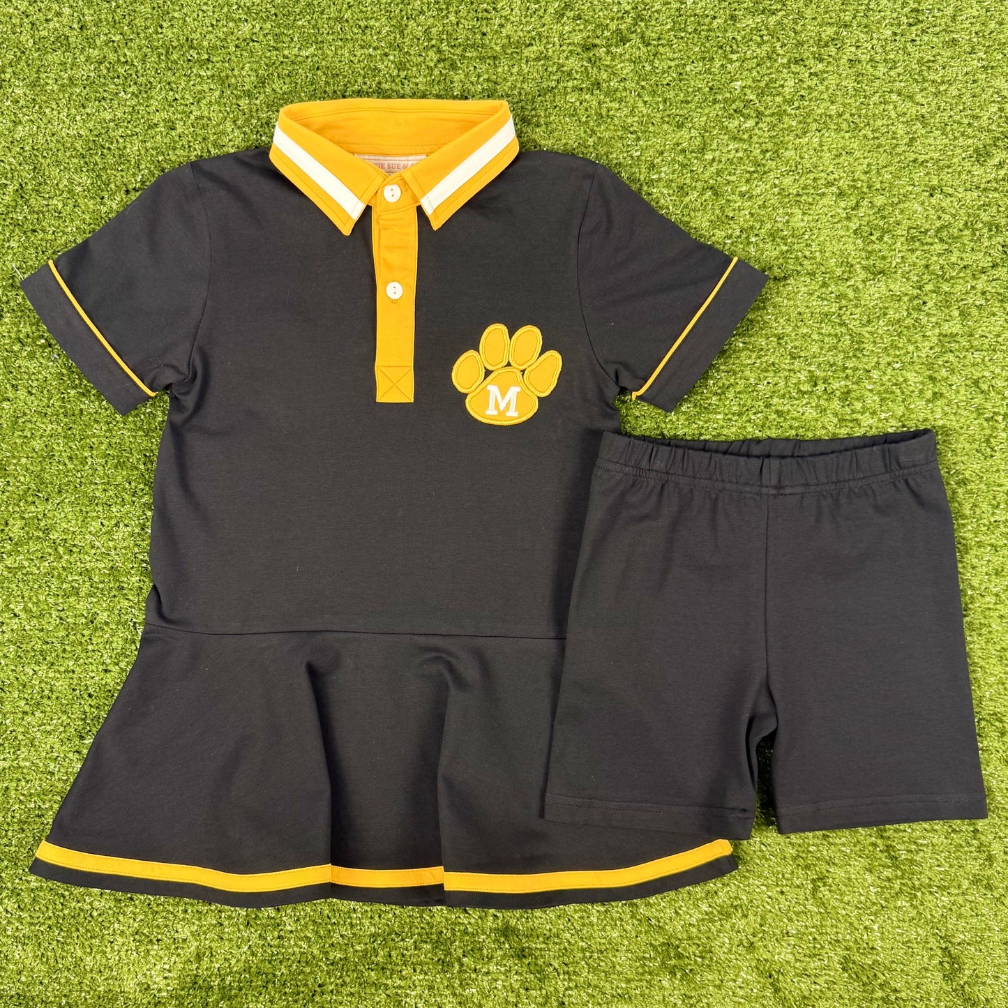 Mizzou Black & Gold Dress Set