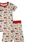 Stars, Stripes & Soccer Unisex Bamboo Pajama Set