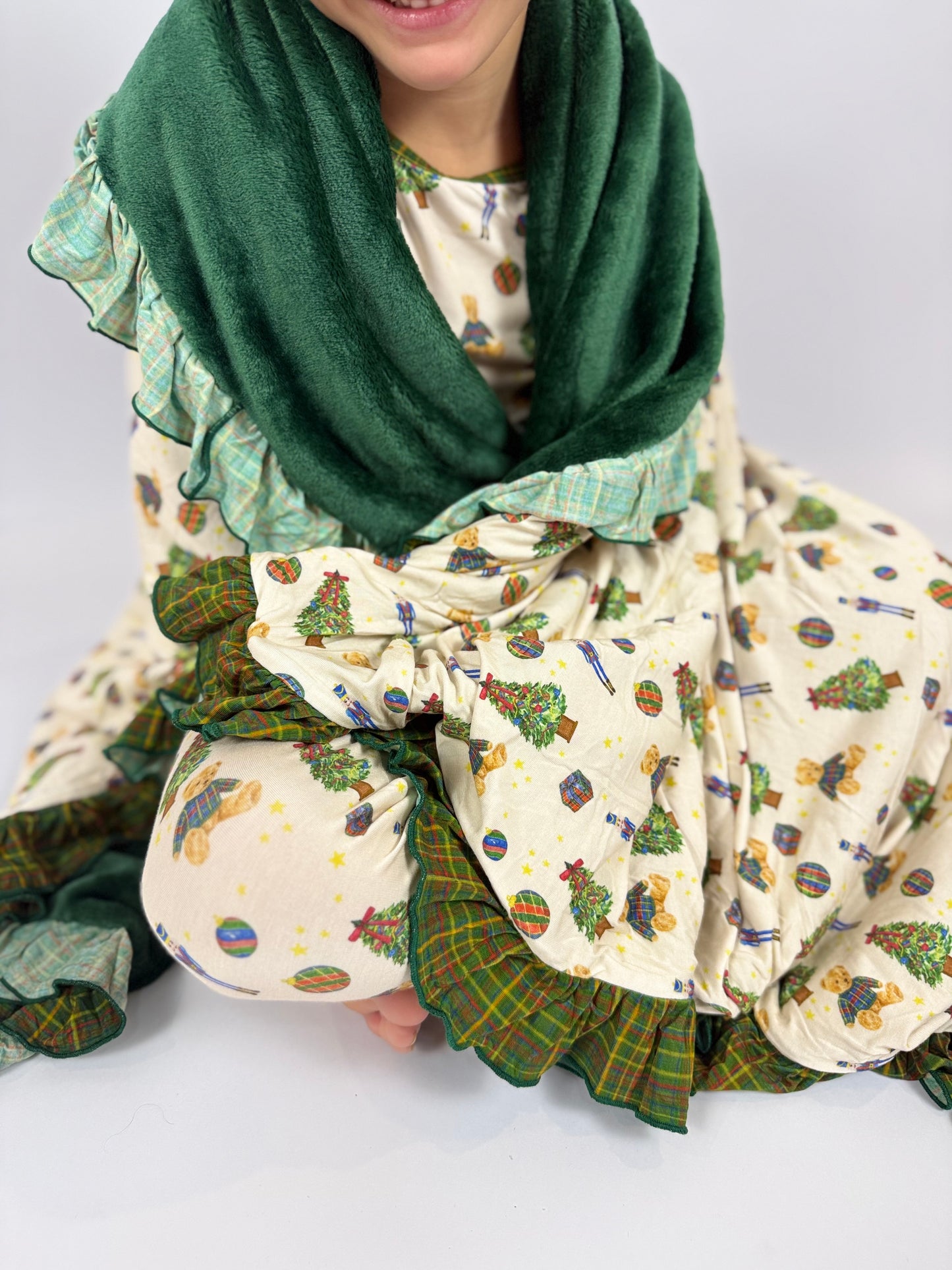 Christmas Traditions Bamboo Minky Blanket