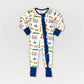 I Love KC Ruffled Zip-Up Bamboo Pajamas
