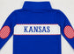 (Pre-Order) Embroidered Kansas Pullover | KU Inspired