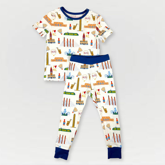 I Love KC 2-Piece Bamboo Pajama Set