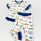 I Love KC Ruffled 2-Piece Bamboo Pajama Set