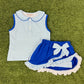 Royal Blue Girls Skort Set