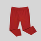 Girls Red Leggings