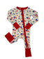 Stars, Stripes & Soccer Convertible Zip Bamboo Pajamas