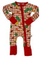 Unisex Heritage Plaid Bamboo Zip | Kansas City Football Inspired Kids Pajamas