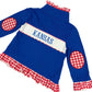 Embroidered Kansas Ruffle Pullover | KU Inspired