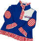 Embroidered Kansas Ruffle Pullover | KU Inspired