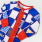 Kansas Quilted College Zip-Up Ruffled Bamboo Pajama