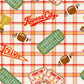 (Pre-Order) Girls Ruffle Heritage Plaid Bamboo Set | Kansas City Football Inspired Kids Pajamas