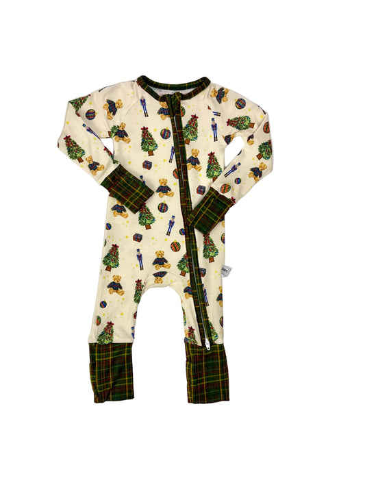 Christmas Traditions Unisex Zip Convertible Bamboo Pajamas
