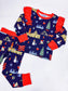 Christmas in Kansas City Ruffle 2 Piece Bamboo Pajama Set