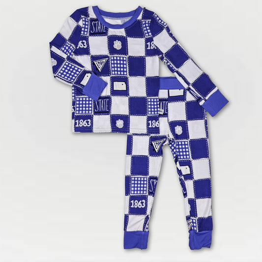 K-State Quilted College 2-Piece Bamboo Pajama
