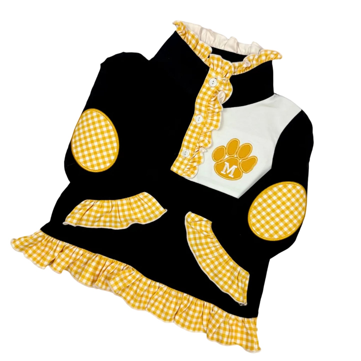 Embroidered Missouri Ruffle Pullover | MU Inspired