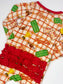 Girls Ruffle Heritage Plaid Bamboo Convertible Zip | Kansas City Football Inspired Kids Pajamas