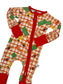 Unisex Heritage Plaid Bamboo Zip | Kansas City Football Inspired Kids Pajamas