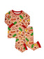 Girls Ruffle Heritage Plaid Bamboo Set | Kansas City Football Inspired Kids Pajamas