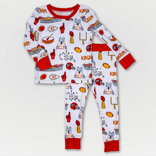 Kingdom Print 2-Piece Bamboo Pajama