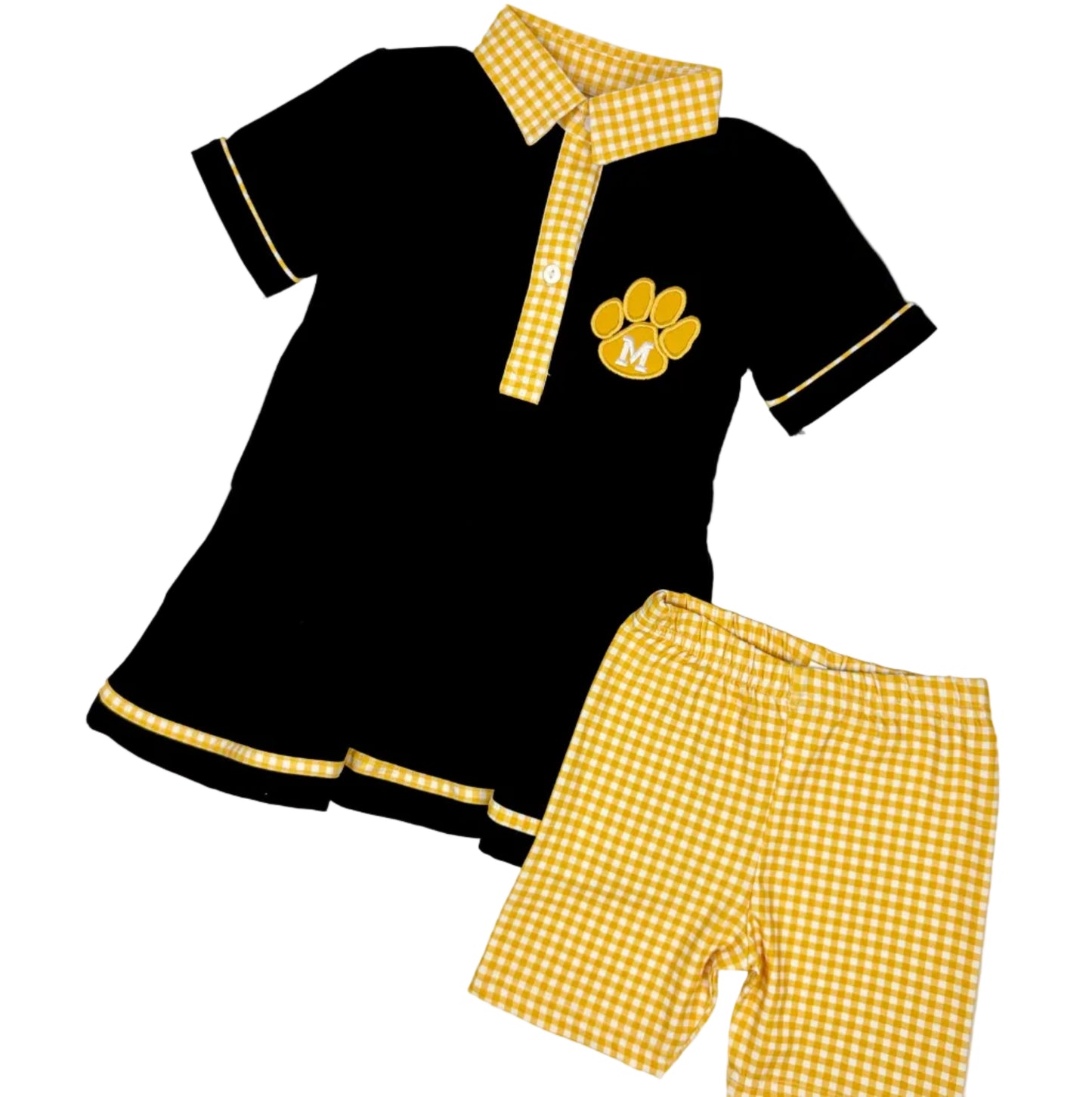 Mizzou Black & Gold Dress Set