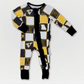 Missouri Quilted College Zip-Up Ruffled Bamboo Pajama