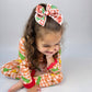 Heritage Plaid Print Bow | Kansas City Football Inspired