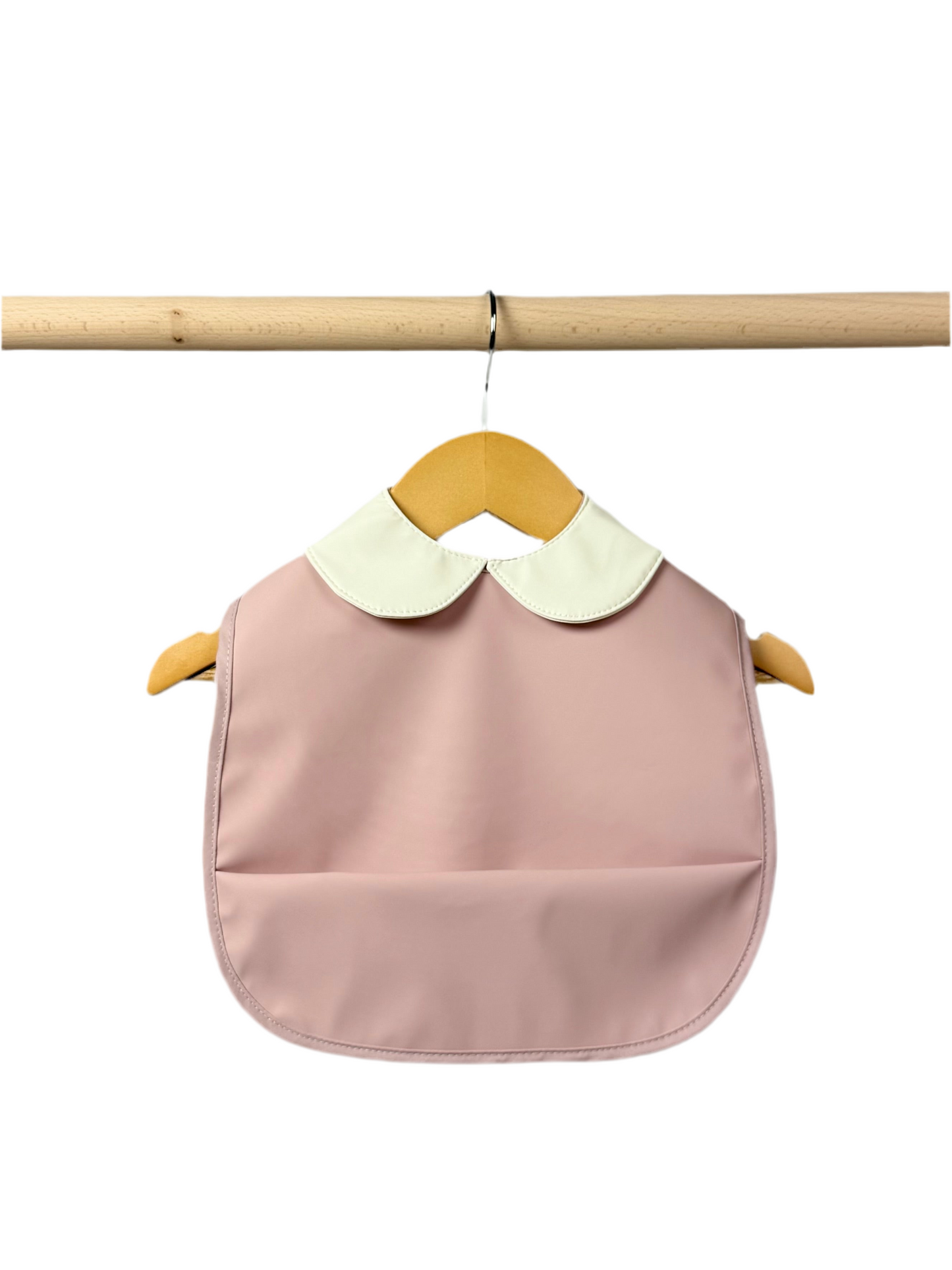 Peter Pan Collar Bib – Available in Pink and Pale Sage