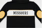 (Pre-order) Embroidered Missouri Ruffle Pullover | MU Inspired